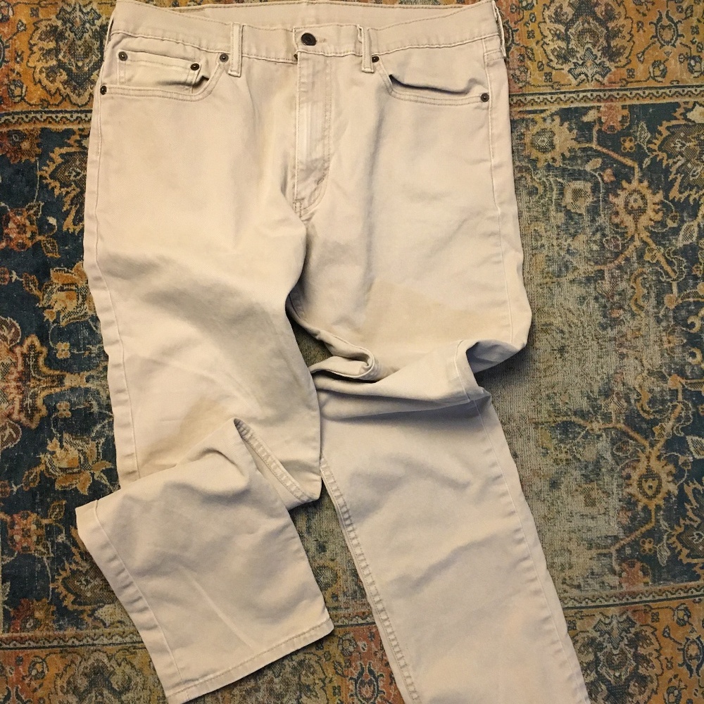 RARE Levi's Men's 513 Jeans in Stone - Discontinued style.